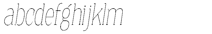 Quinget Variable Quinget Thin Condensed Slanted FONT