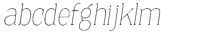 Quinget Variable Quinget Thin Slanted FONT