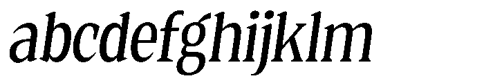 Quinget Variable Semi Bold Semi Condensed Italic FONT