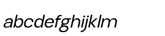 RCL Sendigo Italic FONT