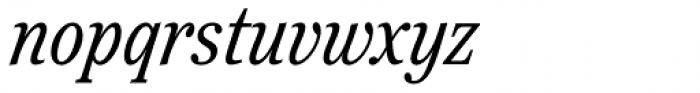 Reserve Condensed Italic Font LOWERCASE