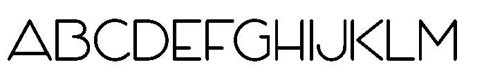 Round Nib Nouveau JNL Regular FONT