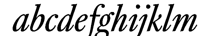 RomainduRoiItalicVAR ExtraCondensedItalic Instance FONT