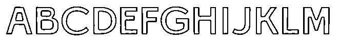 RTCO BRISLING Outline FONT