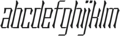 Sengklec Thin Condensed Italic otf (100) FONT