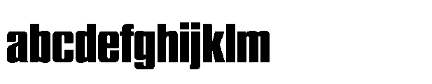 Serifenlose Linear Antiqua SLA Ultra Condensed FONT