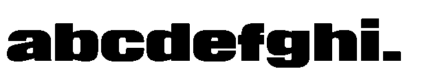 Serifenlose Linear Antiqua SLA Ultra Expanded FONT