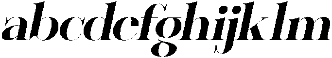 Sherlock Bold Expanded Slanted otf (700) FONT