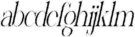 Sherlock Extra Light Extra Condensed Slanted otf (200) FONT