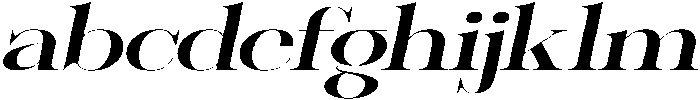 Sherlock Medium Ultra Expanded Slanted otf (500) FONT