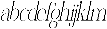 Sherlock Thin Condensed Slanted otf (100) FONT