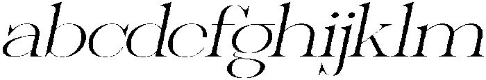 Sherlock Thin Ultra Expanded Slanted otf (100) FONT