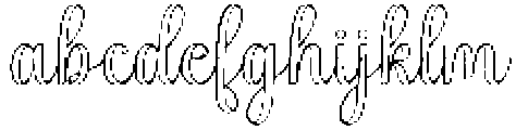 Simple Calligraphy Outline Regular otf (400) FONT