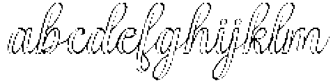 Simple Calligraphy Outline Slant 10 Regular otf (400) FONT