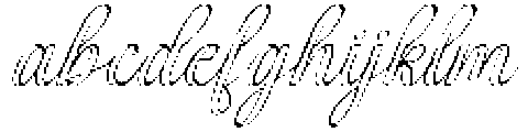 Simple Calligraphy Outline Slant 20 Regular otf (400) FONT