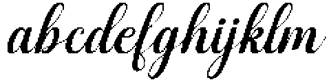 Simple Calligraphy Slant 16 Regular otf (400) FONT