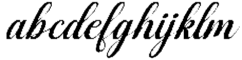 Simple Calligraphy Slant 24 Regular otf (400) FONT