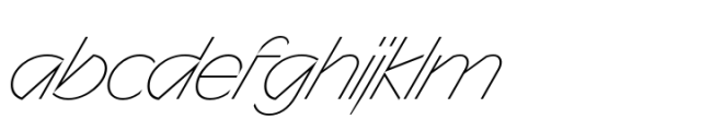 Sizek Thin Super Italic FONT