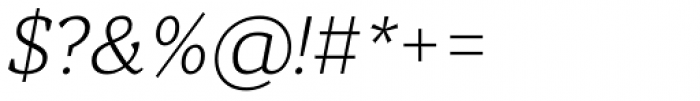 Skema Pro News Extra Light Italic Font OTHER CHARS