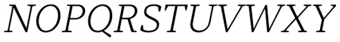 Skema Pro News Extra Light Italic Font UPPERCASE