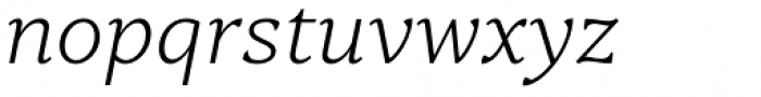 Skema Pro News Extra Light Italic Font LOWERCASE
