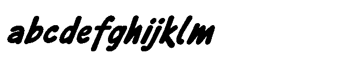 Sketch Tags Bold Oblique FONT