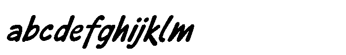 Sketch Tags Oblique FONT