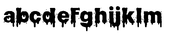 Slime Rage Splatter FONT