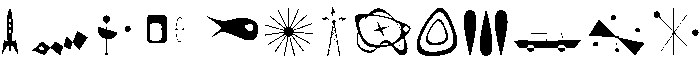 Space Age Dingbats Regular otf (400) FONT