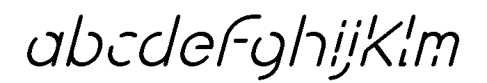 SPACE FUTURE Italic FONT