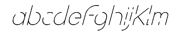 SPACE FUTURE LIGHT Italic FONT