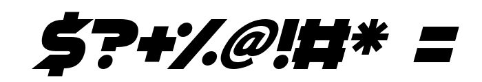 Space Quest Italic Font OTHER CHARS