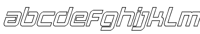 Star Eagle 2 Outline Italic FONT