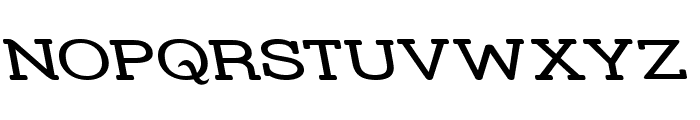 Street Slab Upper - Wide Rev Font UPPERCASE