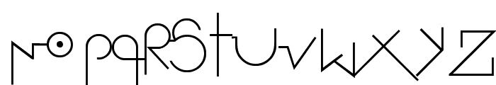 Stretched Signature Flex Font LOWERCASE