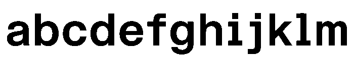 STKBureauSansSemiMonoComplete SemiBold Instance FONT