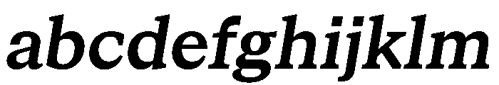 STKBureauSerif SemiBoldItalic FONT