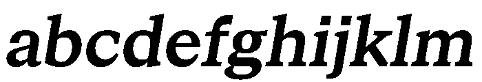 STKBureauSerifCollection SemiBoldItalic Instance FONT