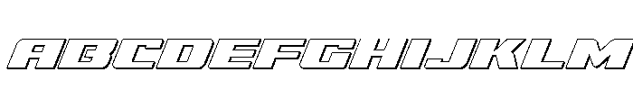 Super Brigade 3D FONT