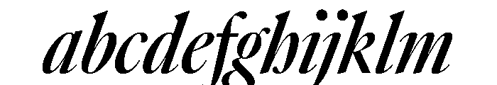 SunlightItalicVAR ExtraCondensedSemiBoldContrastItalic Instance 0e820b57 FONT