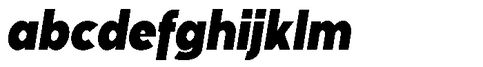 Tady Black X-High Italic FONT