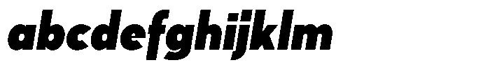 Tady Black X-Med Italic FONT