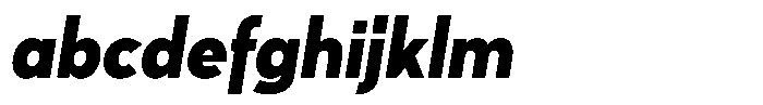 Tady Bold X-Med Italic FONT