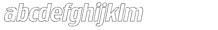 Tallstance Oblique Outline FONT