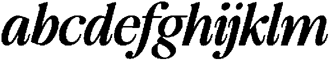 The Milano's Editorial Condensed Italic Contrast otf (400) FONT