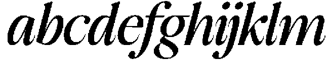 The Milano's Editorial Condensed Italic otf (400) FONT
