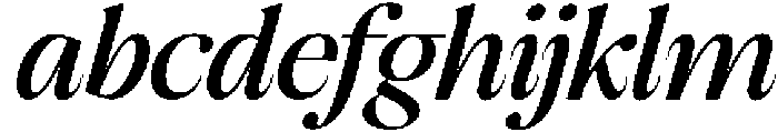 The Milano's Editorial Italic Narrow otf (400) FONT