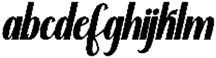 Thick Blanton Bold Slant 12 Regular otf (700) FONT