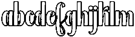 Thick Blanton Outline Bold Regular otf (700) FONT