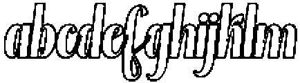 Thick Blanton Outline Bold Slant Regular otf (700) FONT